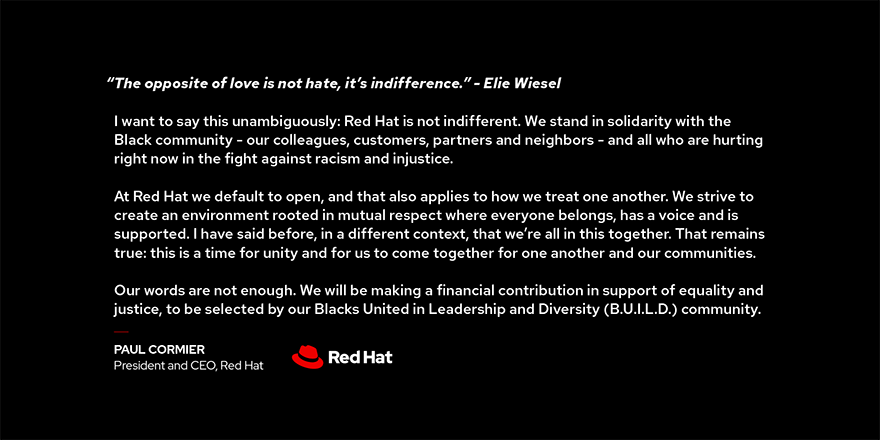 message from Paul Cormier